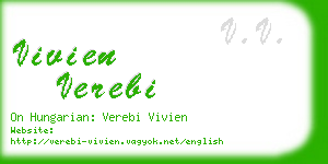 vivien verebi business card